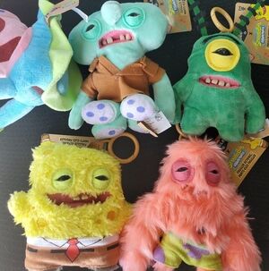 Spongebob Fuggler Keychain Complete Set